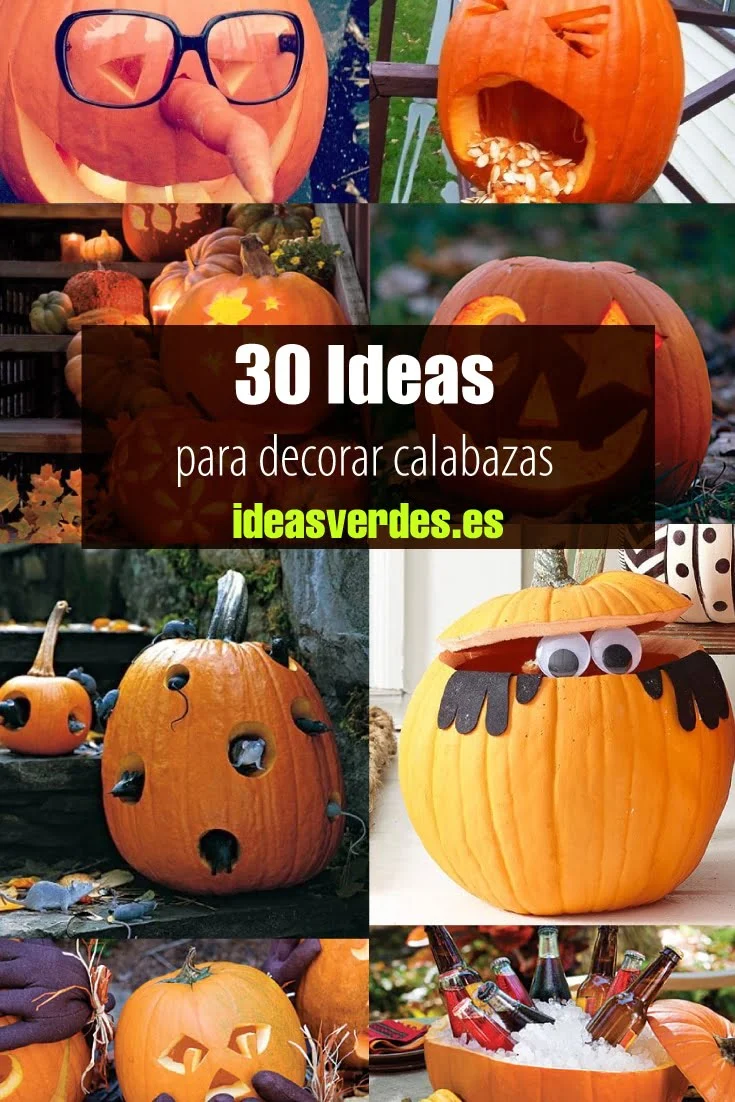 decorar calabazas halloween para niños