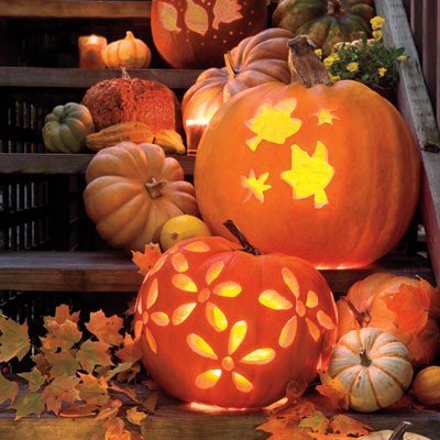 calabaza alargada halloween