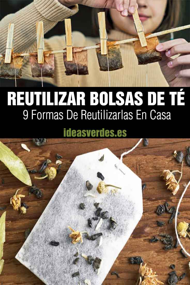 reusar bolsas de té