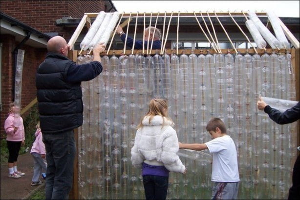 hacer invernadero botellas de plastico