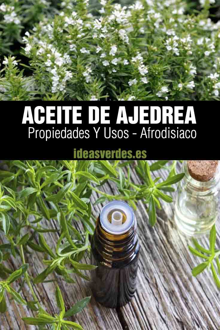 aceite esencial de ajedrea propiedades