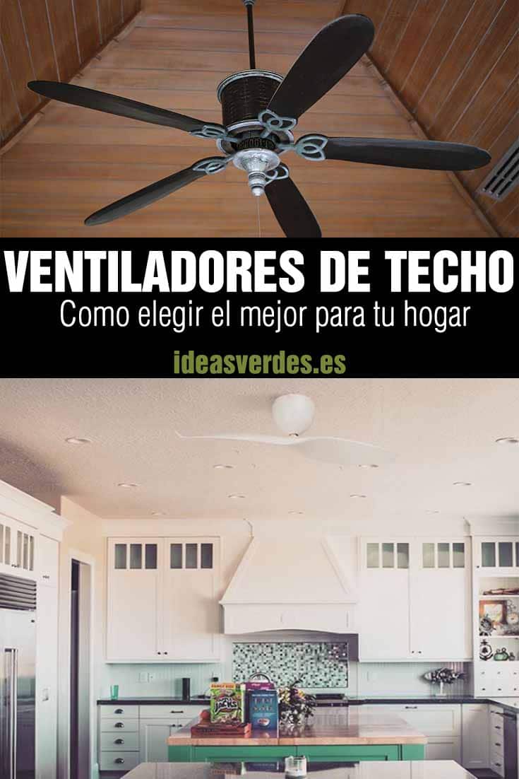 ventilador de techo con mando