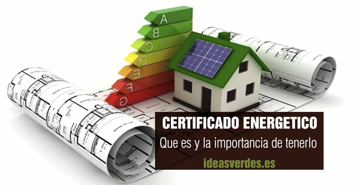certificado energetico